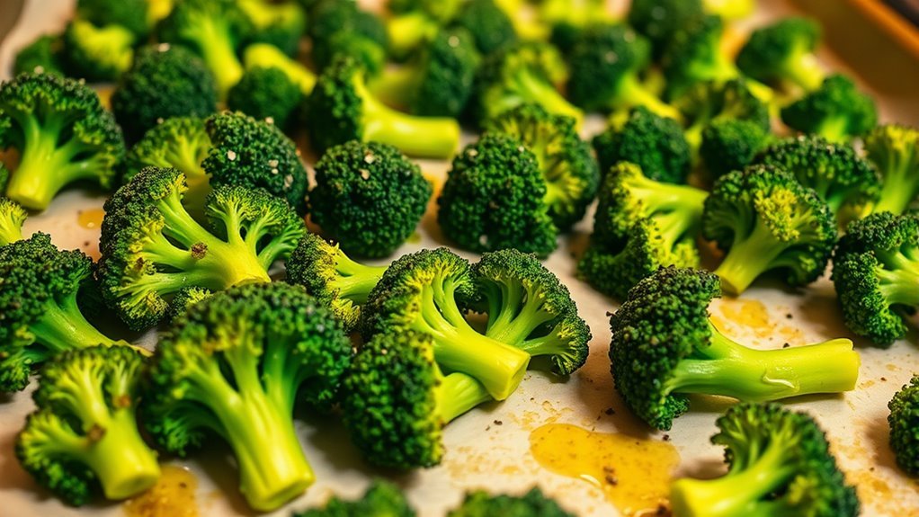 achieve crispy roasted broccoli