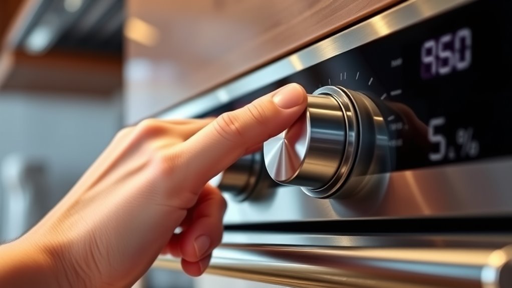 adjust oven temperature accurately