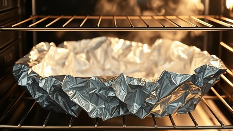 aluminum foil oven safety