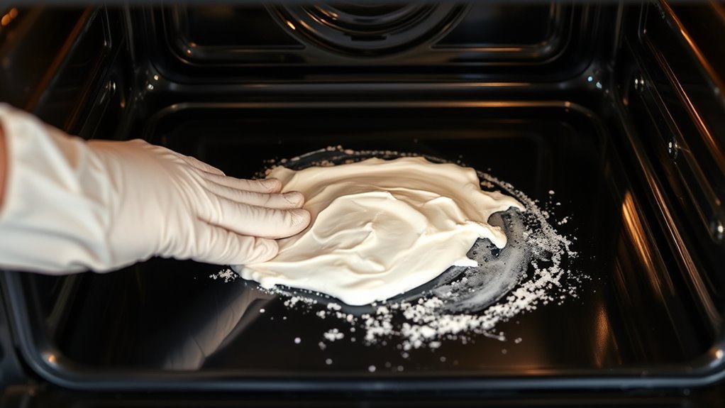 apply baking soda paste