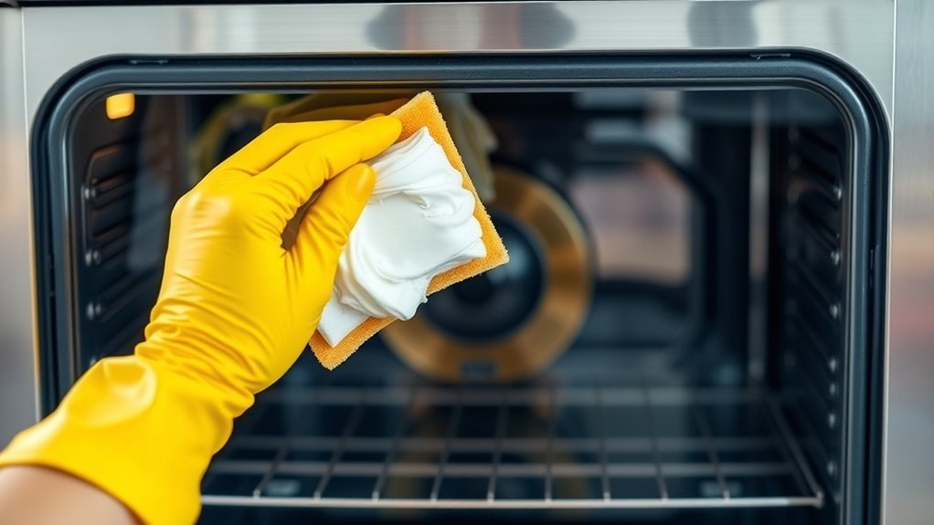 apply baking soda paste evenly