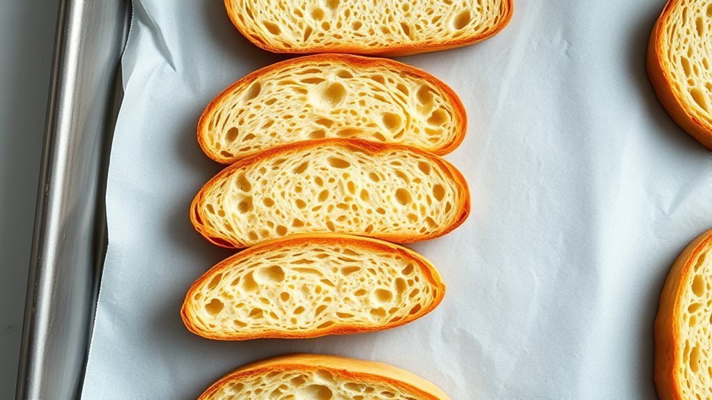arrange bread slices evenly