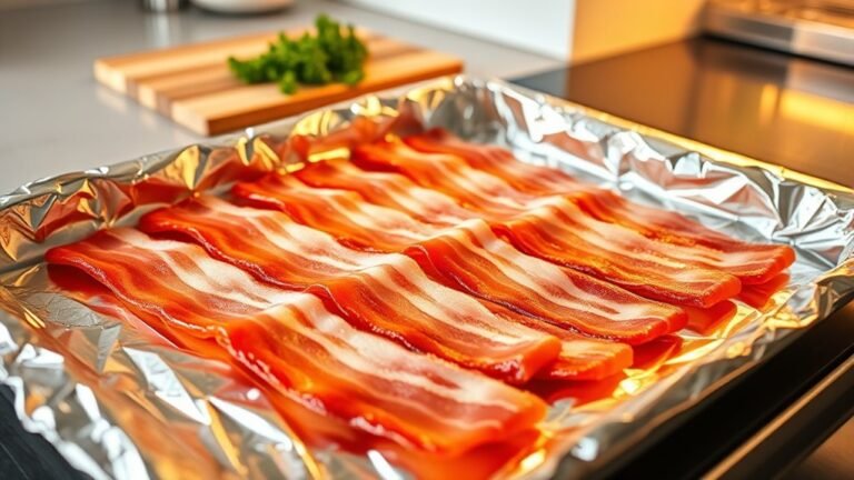 bake bacon on foil