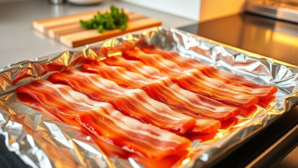 bake bacon on foil