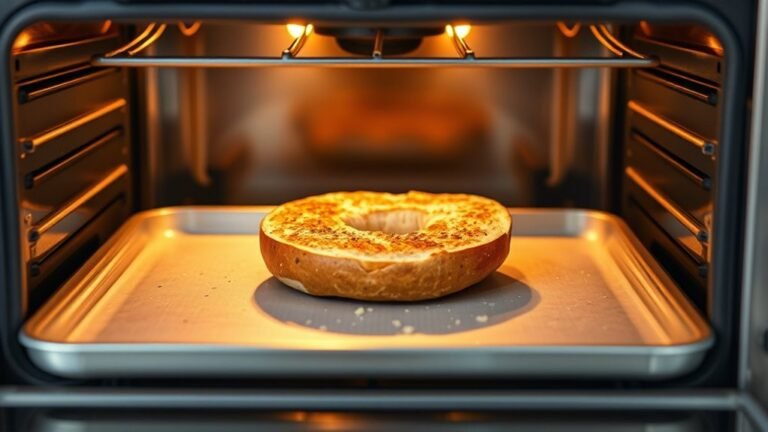 bake bagel in oven