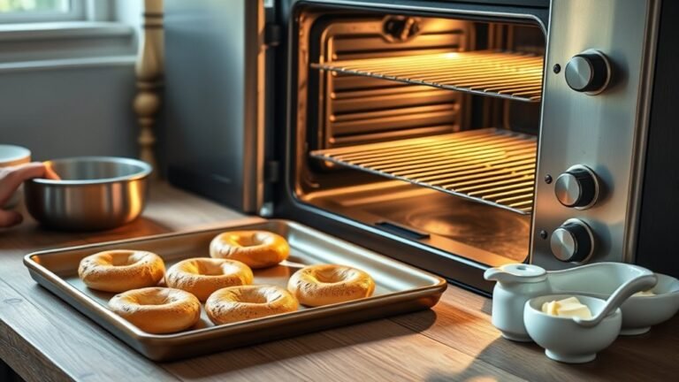 bake bagels evenly toasted