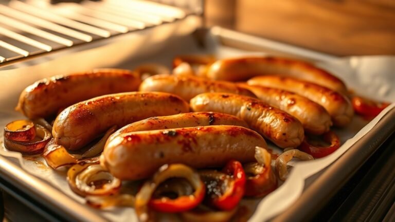 bake bratwurst in oven