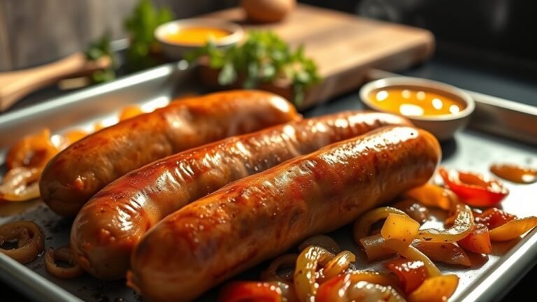 bake bratwurst in oven