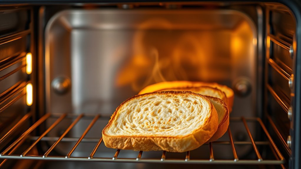 bake bread in oven