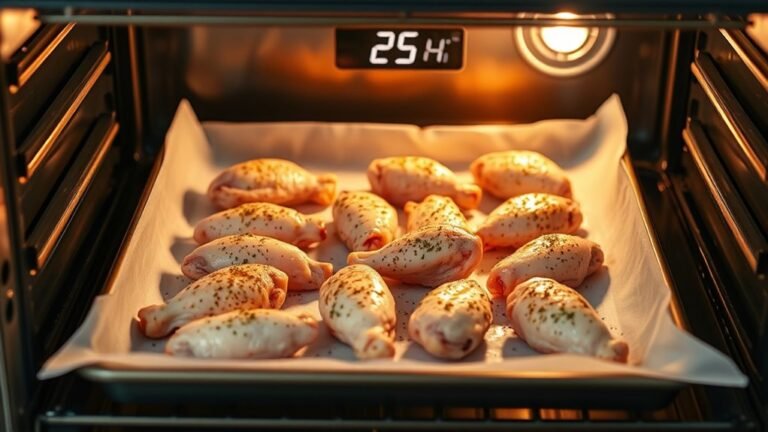 bake chicken wings thoroughly