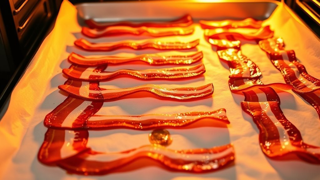bake crispy turkey bacon