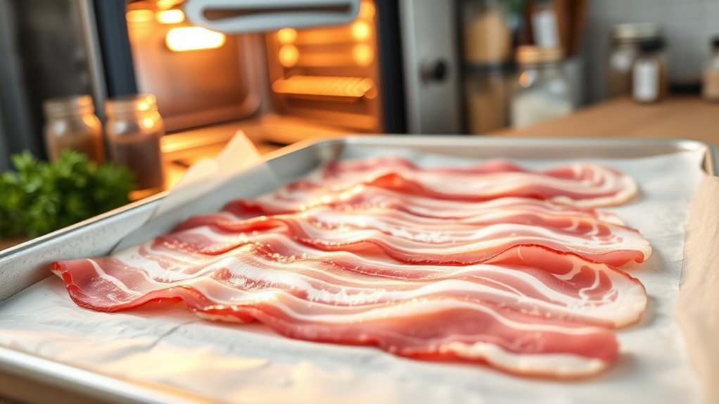bake crispy turkey bacon