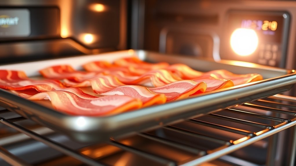bake crispy turkey bacon