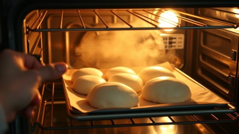 bake dough in oven