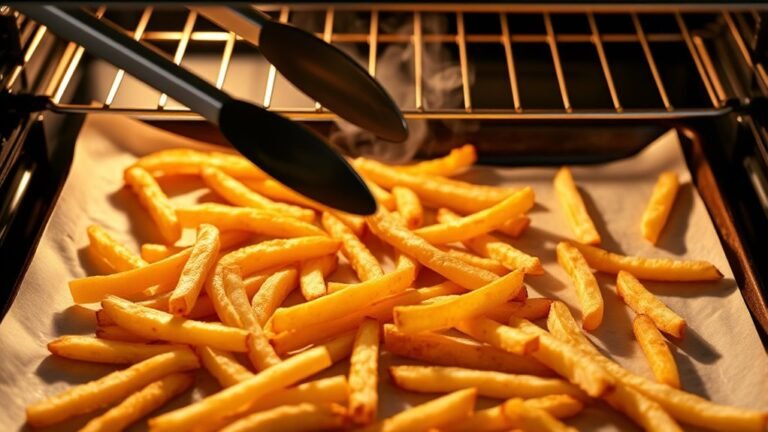 bake fries until crispy