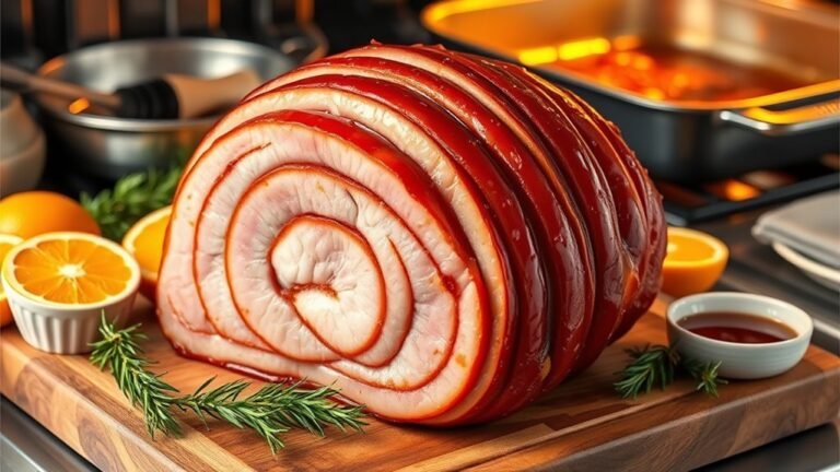 bake glaze cover serve