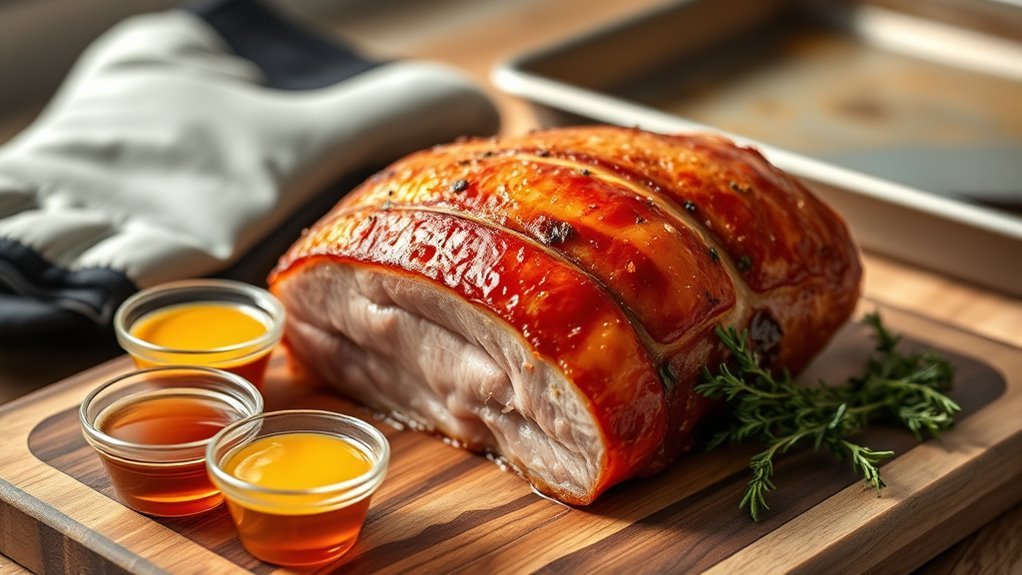 bake ham steak easily