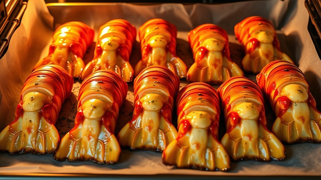 bake lobster tails evenly