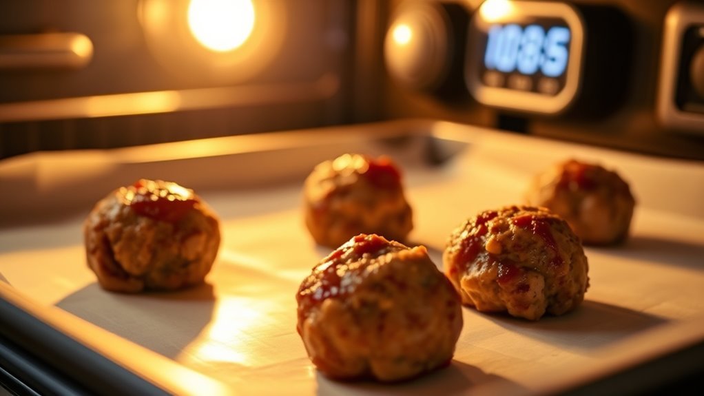 bake meatballs evenly thoroughly