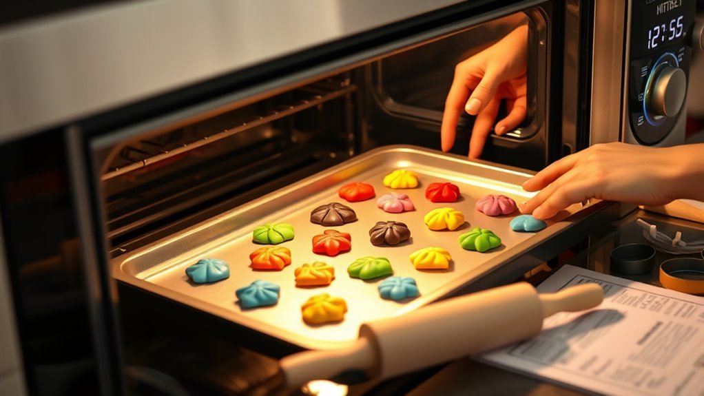 bake polymer clay properly
