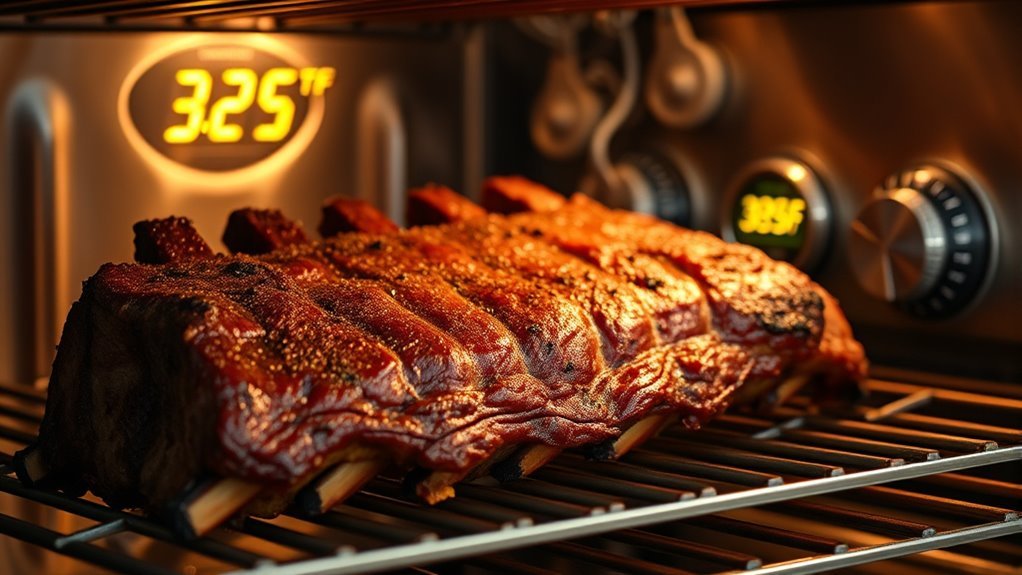 bake ribs low and slow