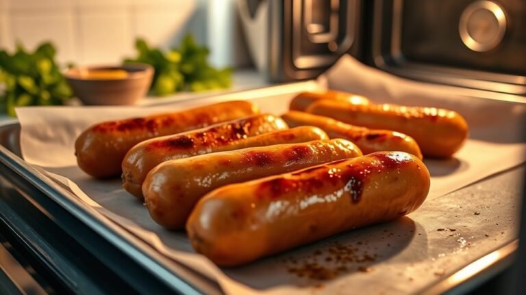 bake sausage in oven