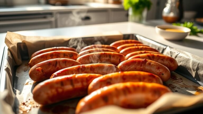 bake sausage until perfect