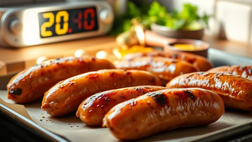 bake sausages evenly always