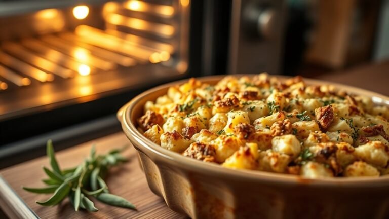bake stuffing until golden