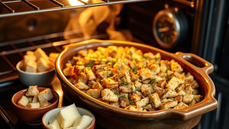 bake stuffing until golden