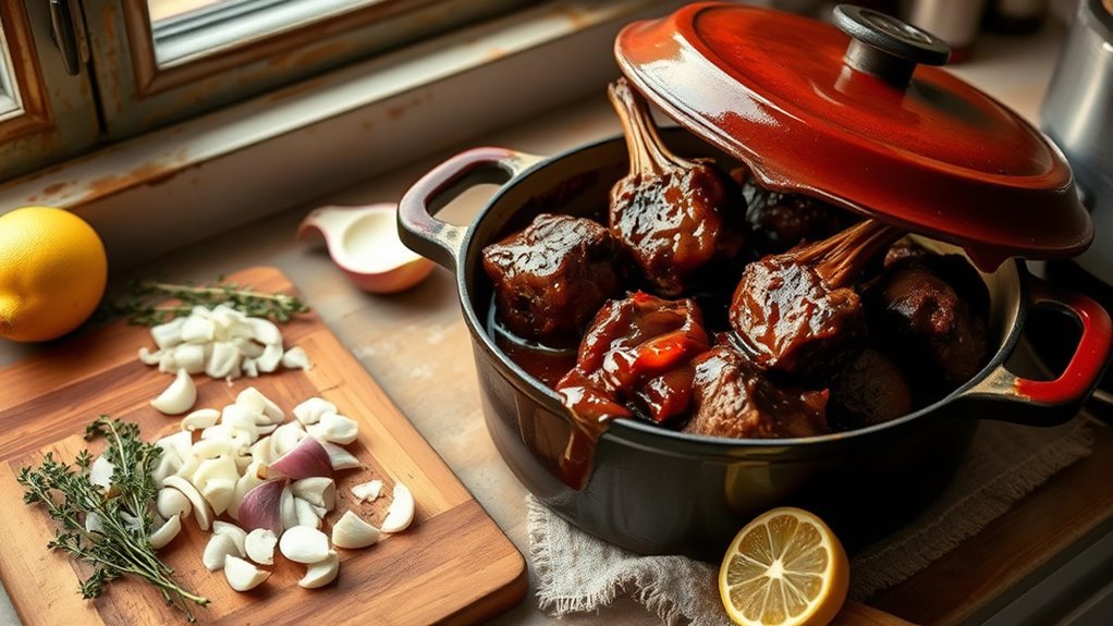 bake tender flavorful oxtails