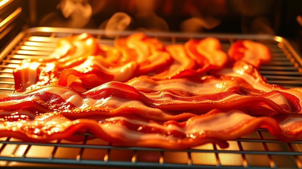 bake thick bacon evenly