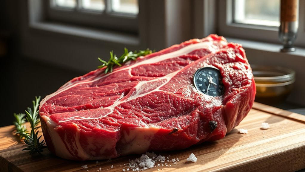 bring steak to room temperature