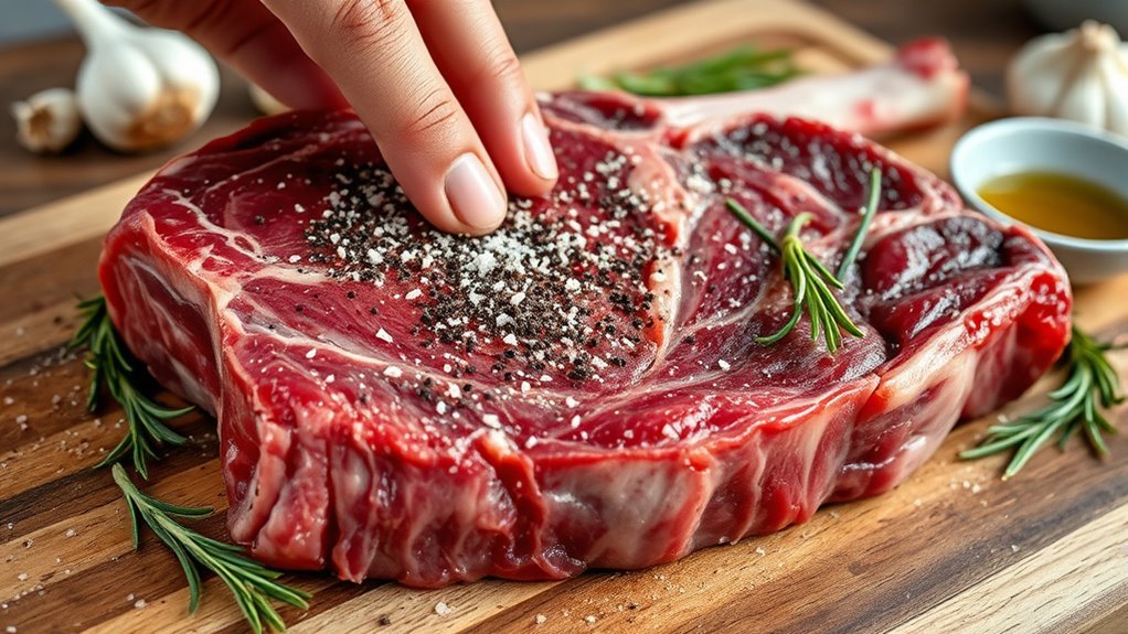 bring steak to room temperature