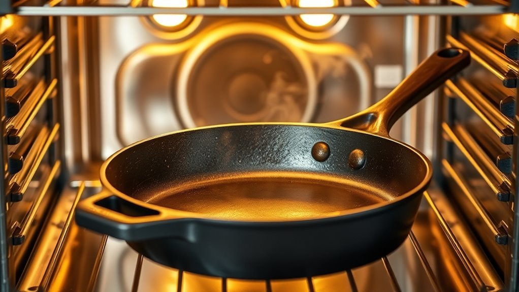cast iron oven safety