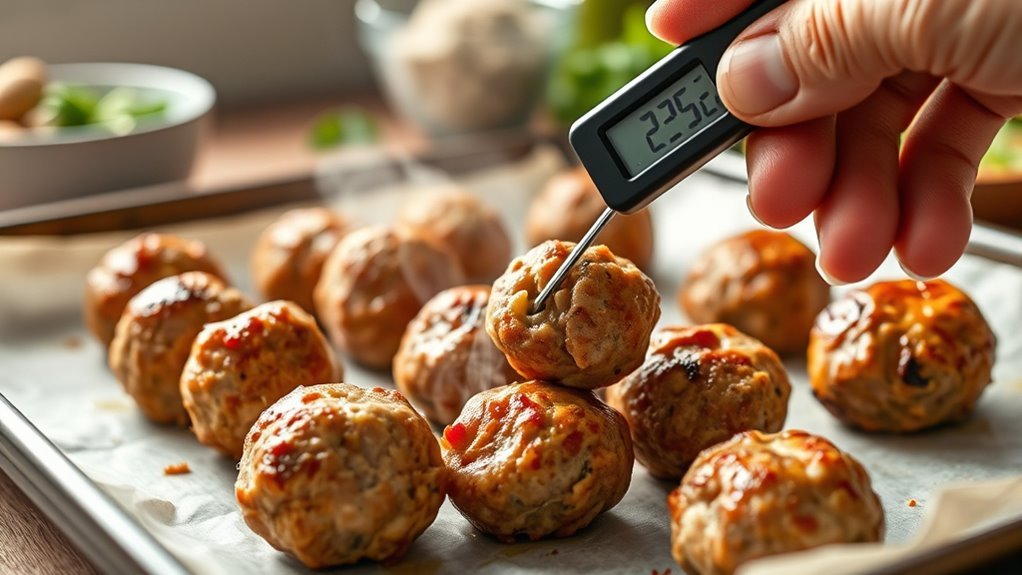 check internal temperature thoroughly