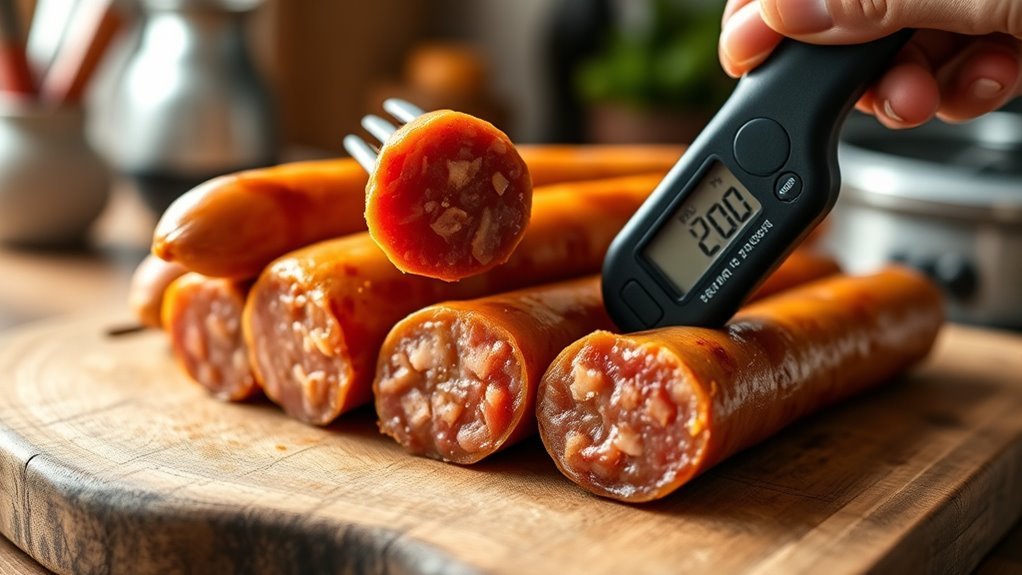 check temperature rest serve