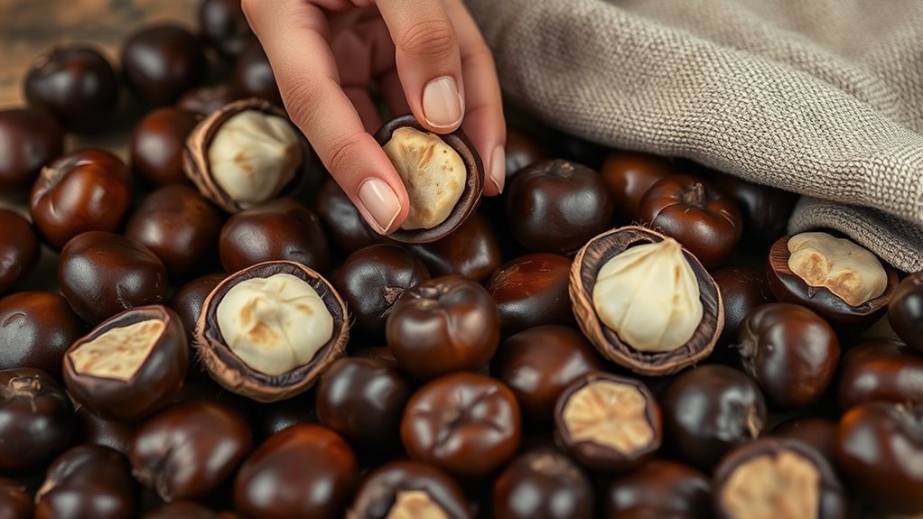choose fresh firm chestnuts