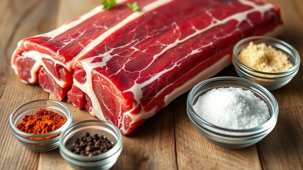 choose high quality well marbled ribs
