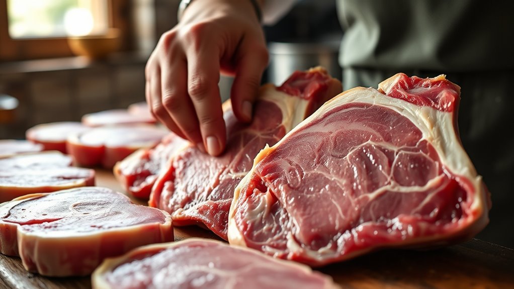 choose marbled bone in steaks
