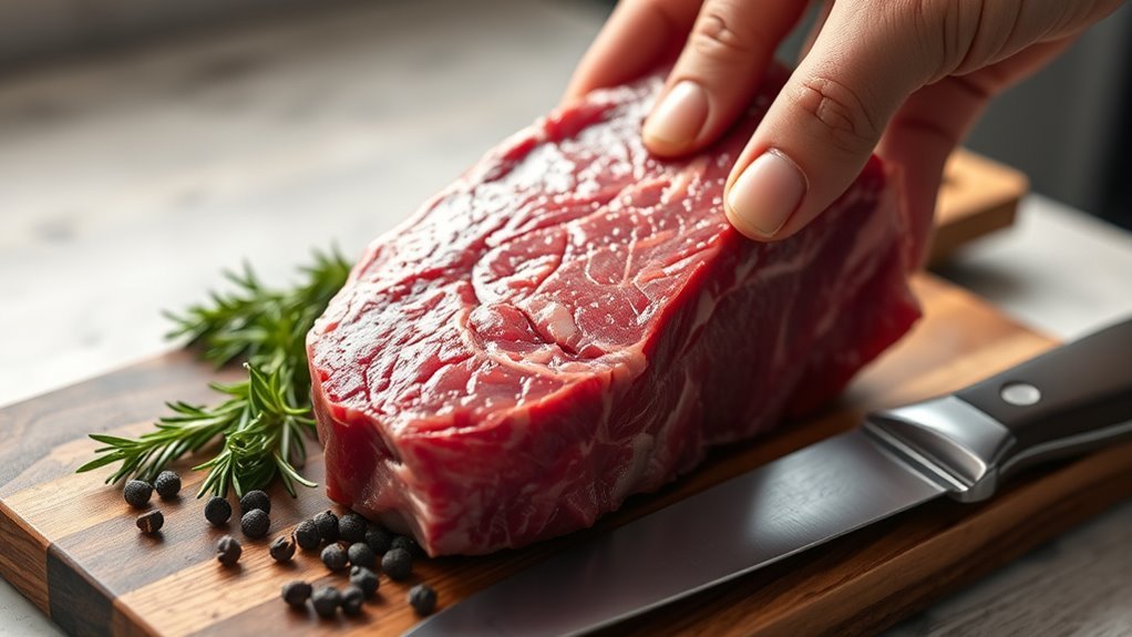 choose thick marbled fresh