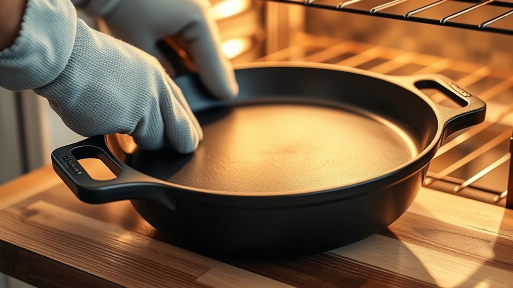 clean dry oil bake