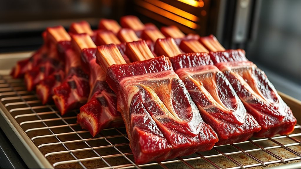 crosswise sliced tender ribs