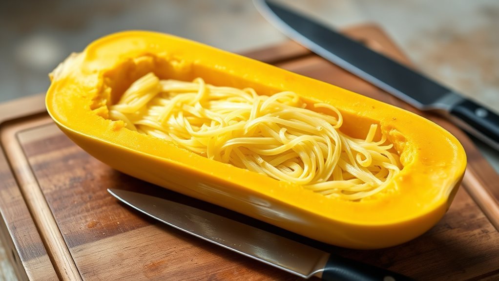 cut squash into rings