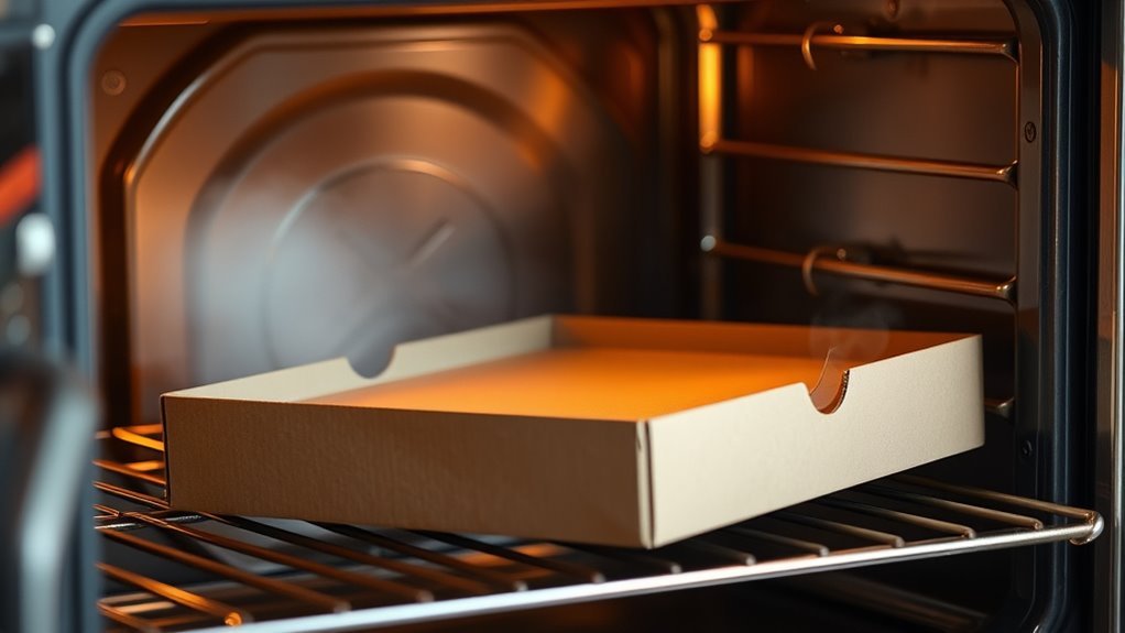 flammable cardboard and fumes