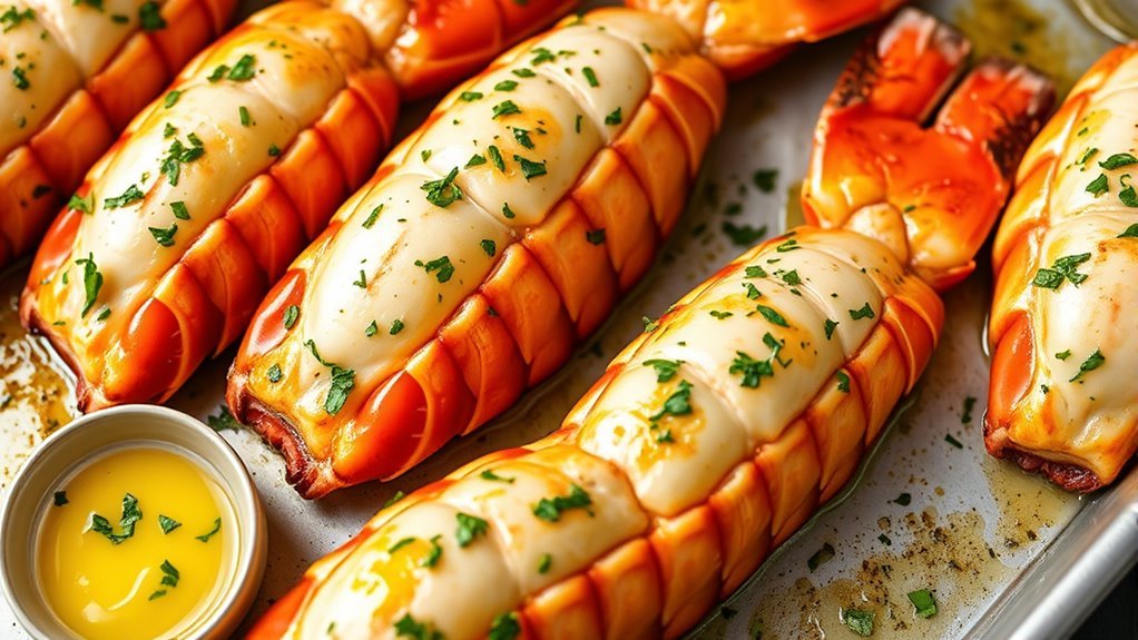 garlic butter enhances lobster