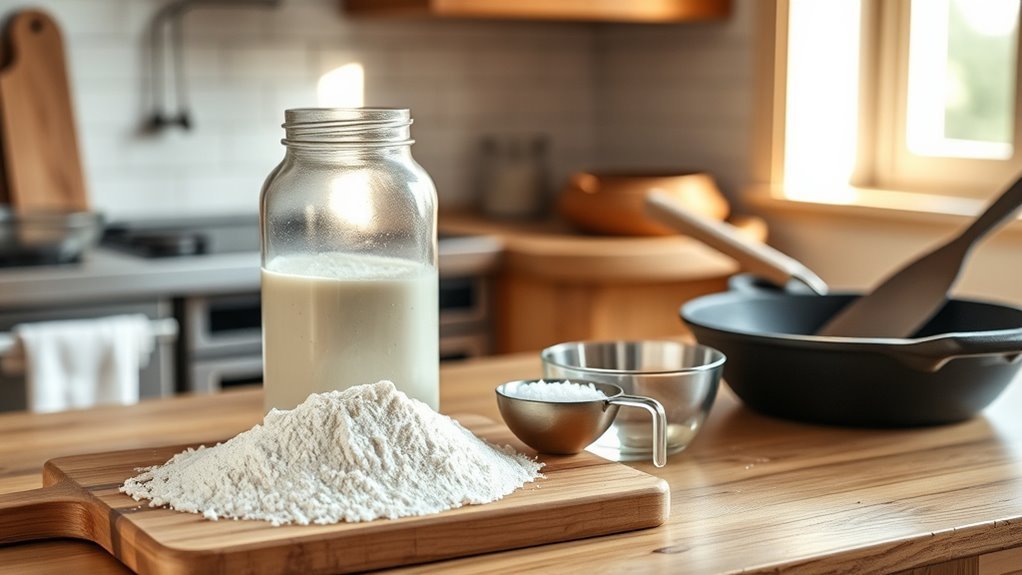gather ingredients equipment starter