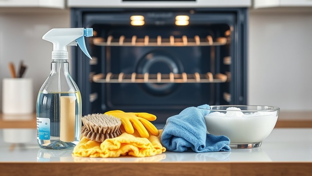 gather supplies and prep oven