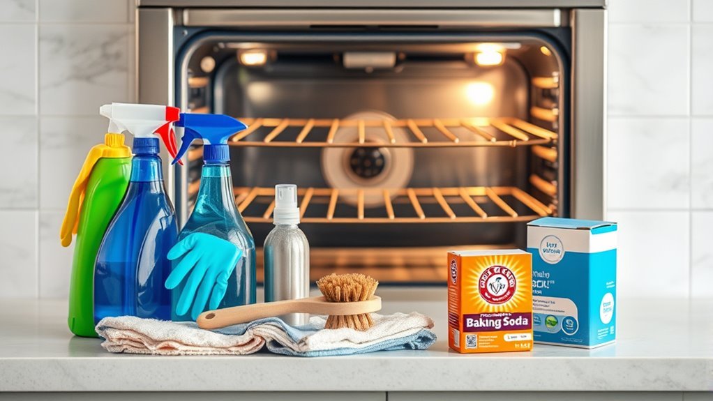 gather supplies prep oven