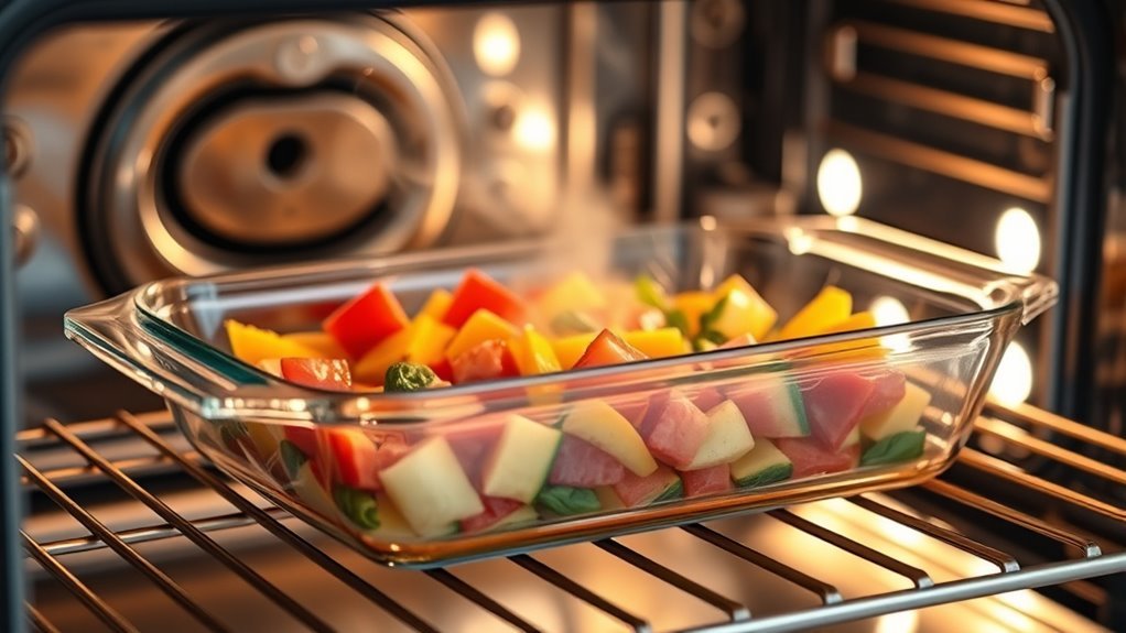 handle glass cookware carefully
